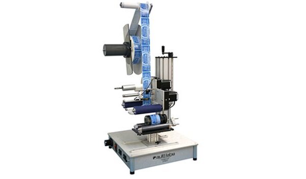 550S Semi-Automatic Label Applicator for Round Bottles | Autolabe