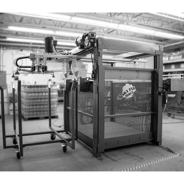 The Snodgrass Bottle & Glass Depalletizer | Automatic Glass Handling