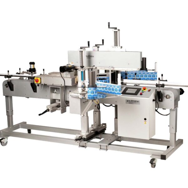 680SE Automatic Front & Back Labeling System for Oval Products | Autolabe