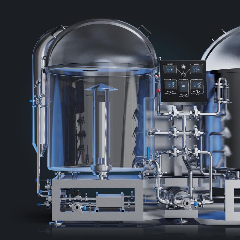 Sala de Cocción 3.5 BBL de SS Brewhouse | Sistema de Cerveza Artesanal