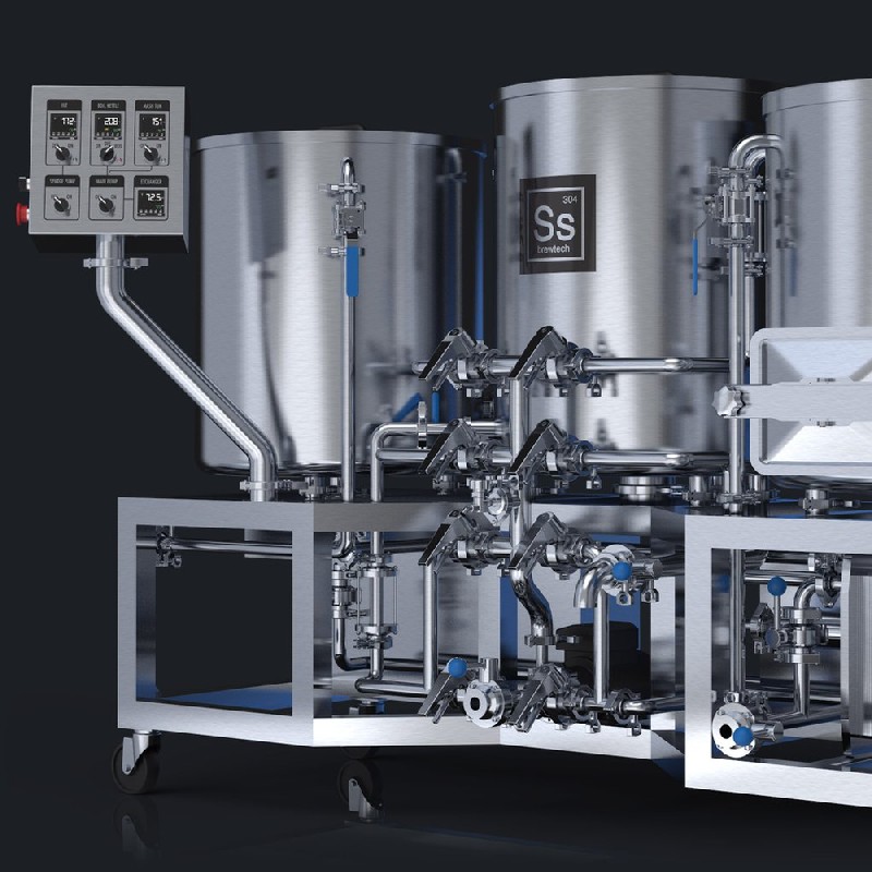 Sala de Cocción Nano 1 BBL de SS Brewhouse | Sistema de Cerveza Artesanal