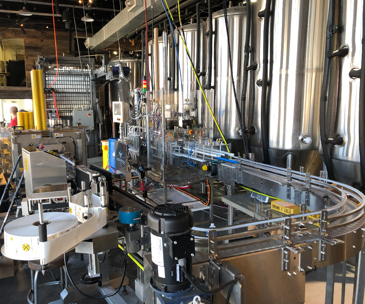 Dual-Lane Can Filling Machine | Evolution Series™ | Up to 100 Cans/Min