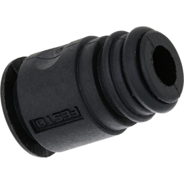 Black 10mm blanking plug on white background.