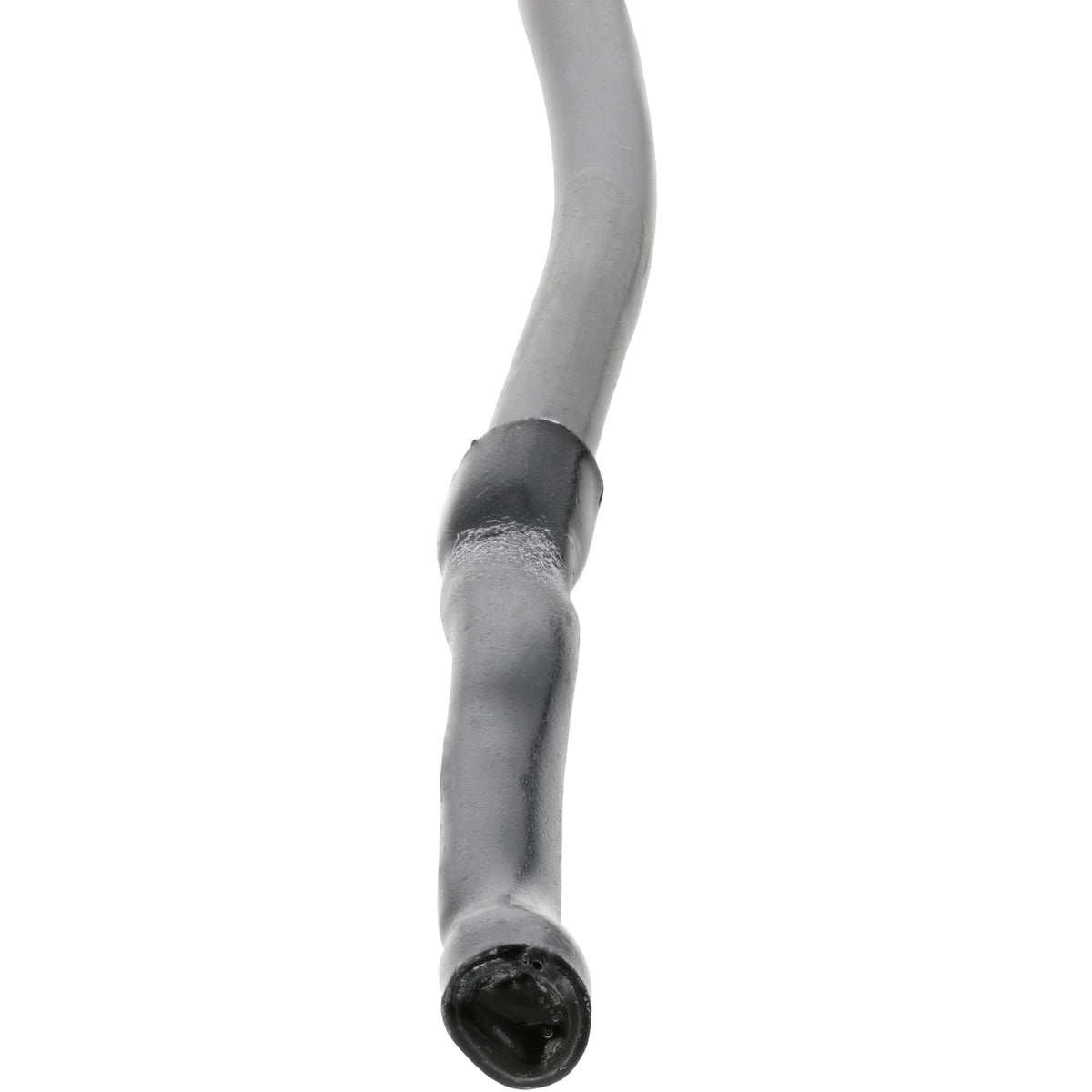 Black temperature sensor shown on white background.